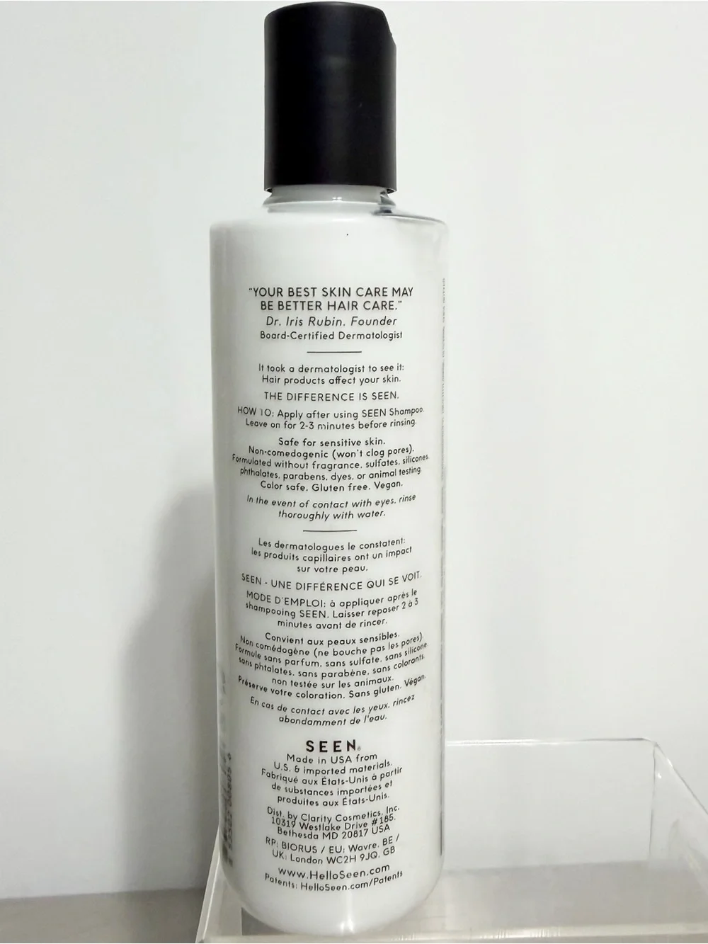 SEEN Fragrance-Free Hair Conditioner 8.6 fl oz - Safe for Sensitive Skin